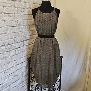 Fully-Lined Hi-Low Hem Dress